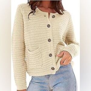 New with tags!! prettygarden chic cardigan size medium